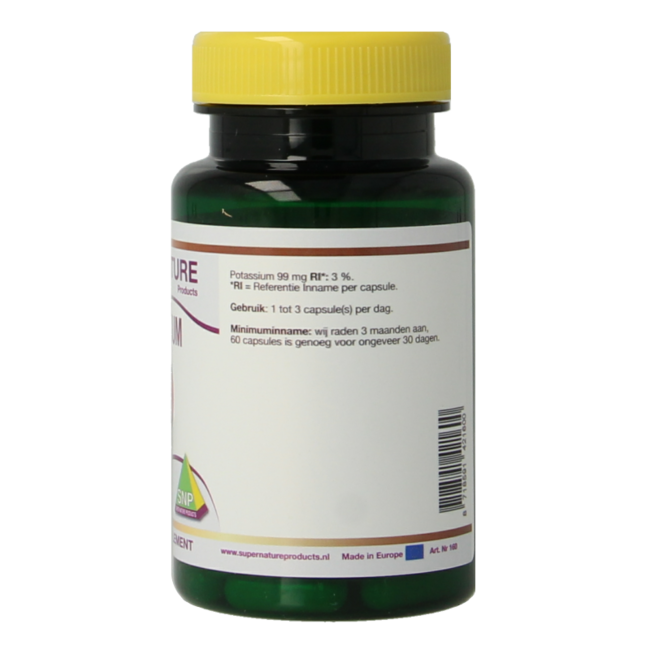 Potassium Citrate 275mg 60 Capsules