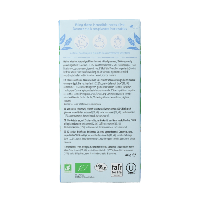 Après-dîner bio 20 Sachets