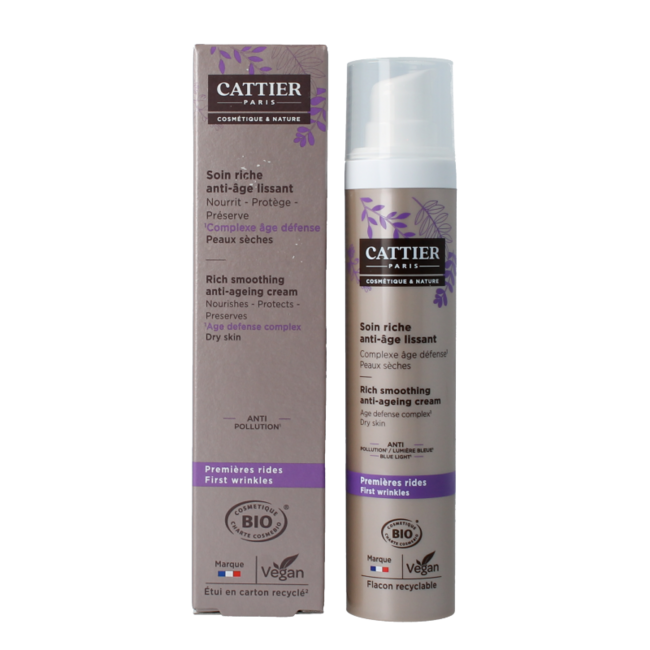 Cattier Soin anti-rides peau sèche 50 ml