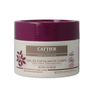 Cattier Cattier Body scrub perzik ylang ylang 200 Milliliter