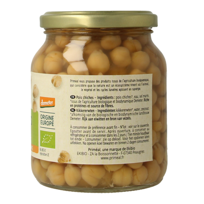 Primeal Garbanzos demeter bio 350 gramos