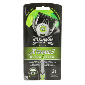 Wilkinson Maszynki Wilkinson Extreme3 Ultraflex, 3 sztuki