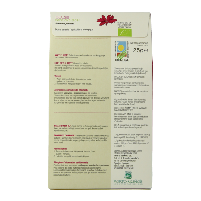 Dulse flakes organic 25 Gram