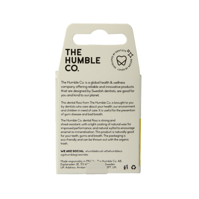 Dental floss lemon 50 meter 1 Stuks