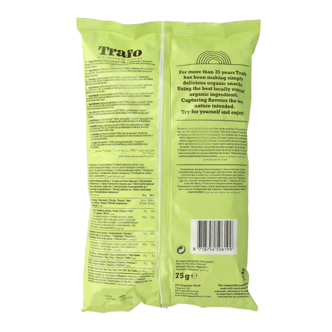 Trafo Pea / Erbsen-Flips Bio 75 Gramm