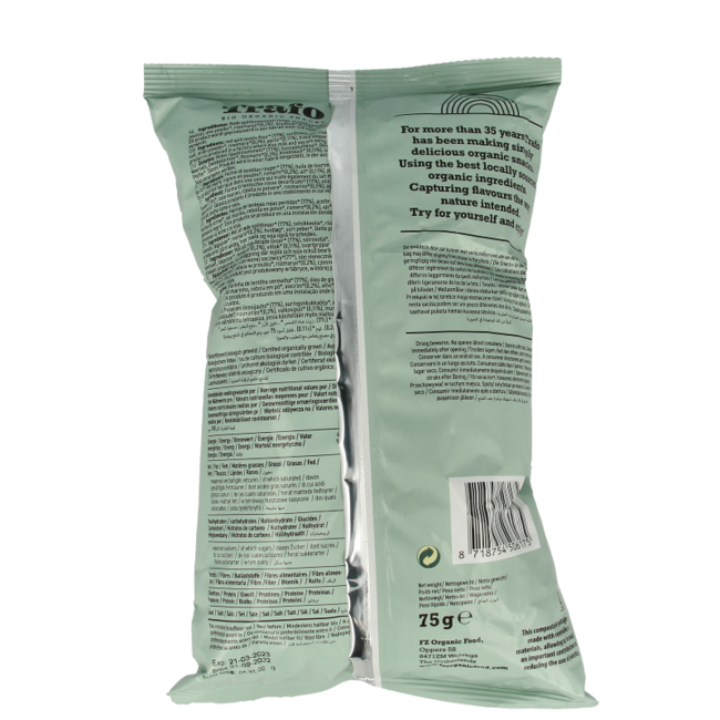 Trafo Lentil / Linzen flips bio 75 Gramos