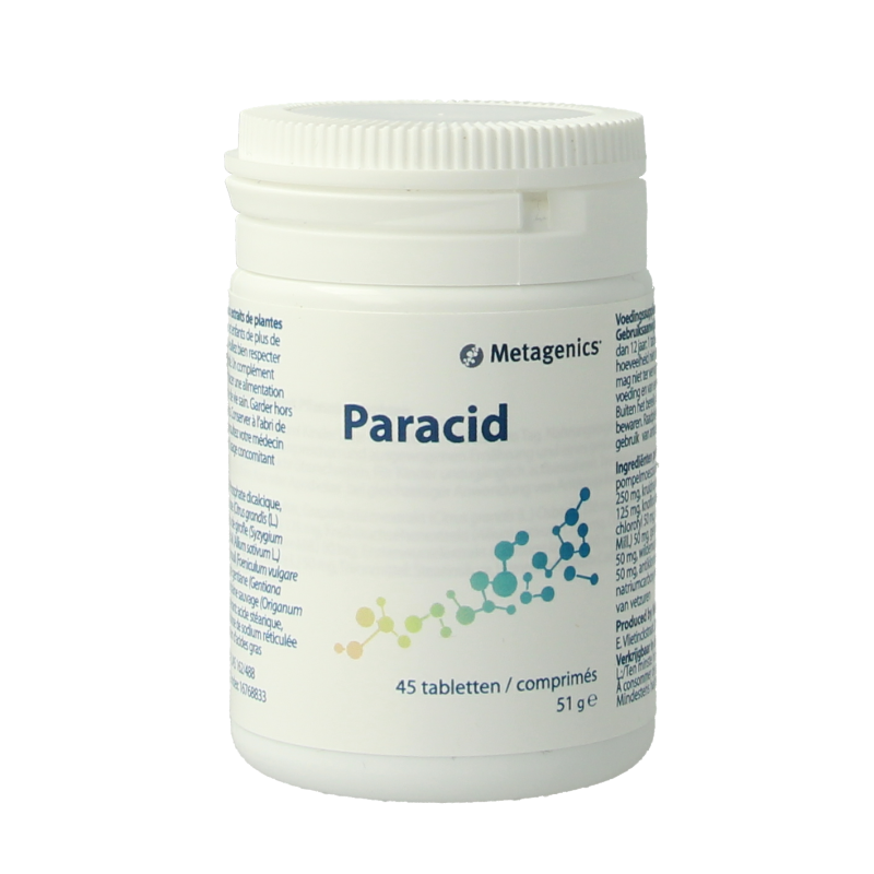 Metagenics Paracid | Supporto Erboristico per Equilibrio Interno