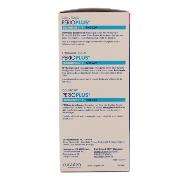 Curaprox Perio plus regenerate CHX 0.09 200 ml