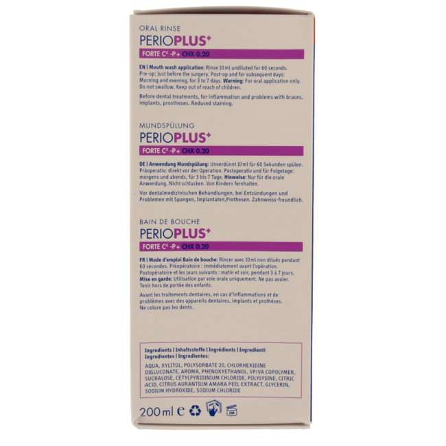 Perio plus forte CHX 0.20 200 Millilitres