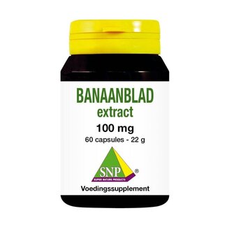 SNP SNP Extracto de hoja de plátano 60 Cápsulas