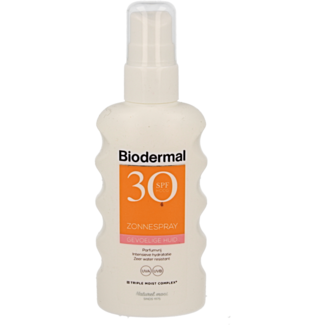 Biodermal Biodermal Zonnespray SP30 gevoelig huid 175 Milliliter