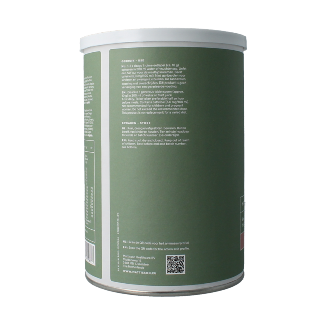 Mattisson Collagen collageen AlkaGreens polvo 300 Gramos