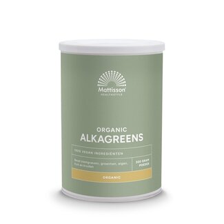 Mattisson Polvo orgánico Alkagreens bio 300 Gramos