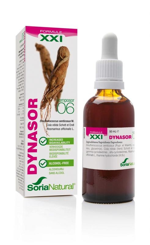 Soria Natural Composor 6 dynasor XXI eleutherococcus sentic max 50 mililitros