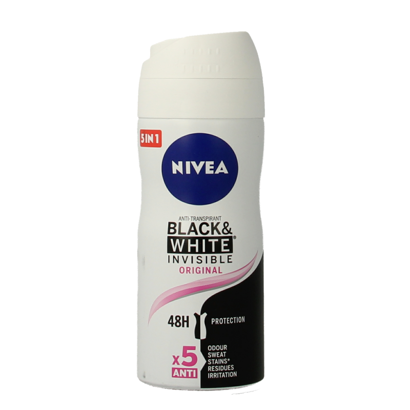 Nivea Desodorante black & white clear spray 100 mililitros