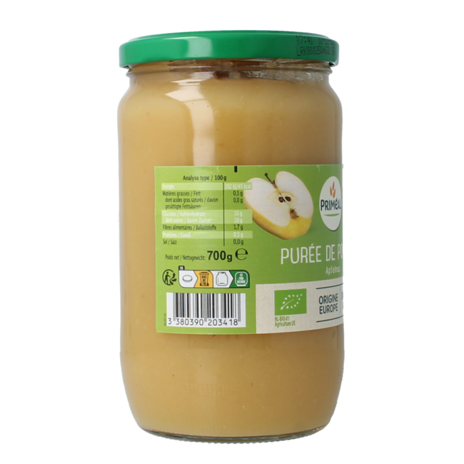 Compota de manzana bio 700 gramos