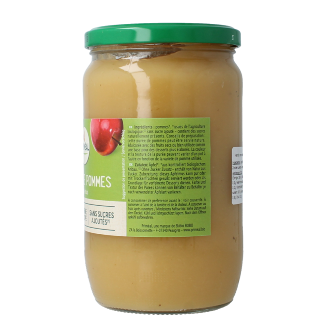 Compota de manzana bio 700 gramos