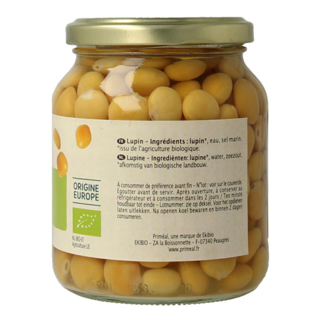 Primeal Lupine naturel bio 340 Gramm