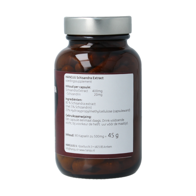 Hanoju Extracto de Schisandra 400mg 90 Cápsulas