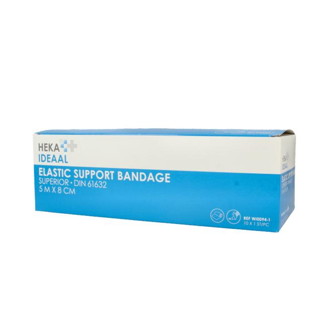 Heka Ideal Support Bandage 5m x 8cm - 10 Pack