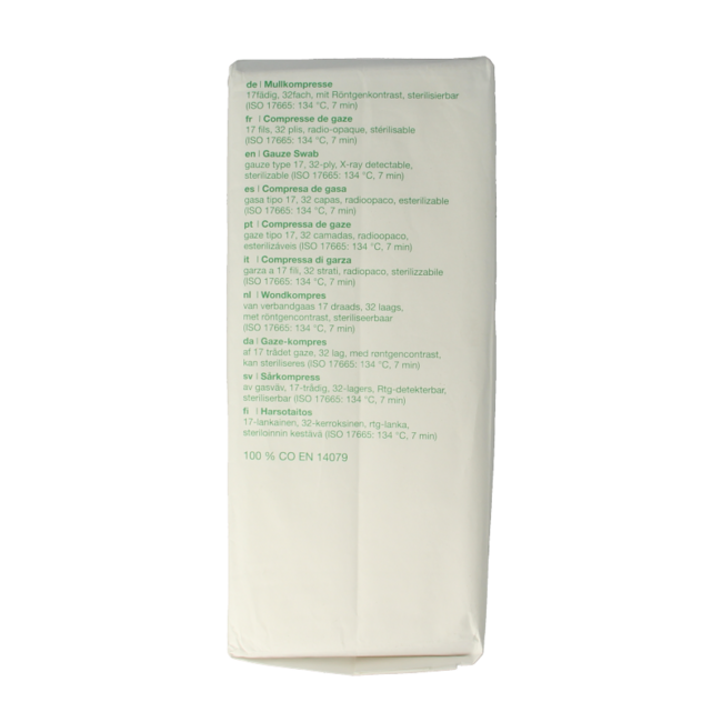 Gazin Gauze Swabs 10 x 10 cm Non-Sterile 17-thread 32-ply 50 Pieces