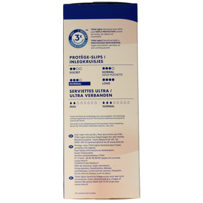 Protège-slips TENA Lights 24 pièces
