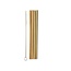 Bamboo straws + brush 4 pack