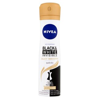 Nivea Nivea Desodorante black & white silky smooth spray 150 mililitros