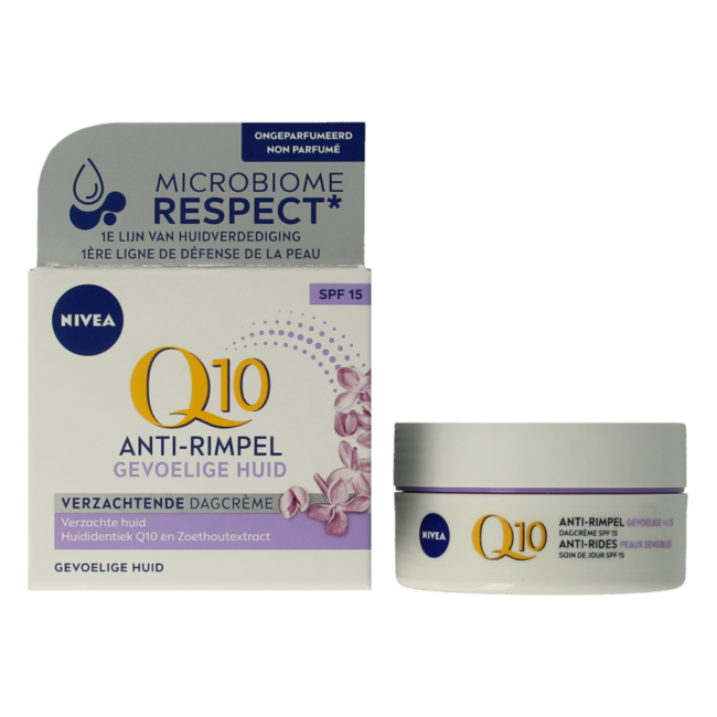 Nivea Q10 Power Sensitive Tagescreme SPF15 50 Milliliter