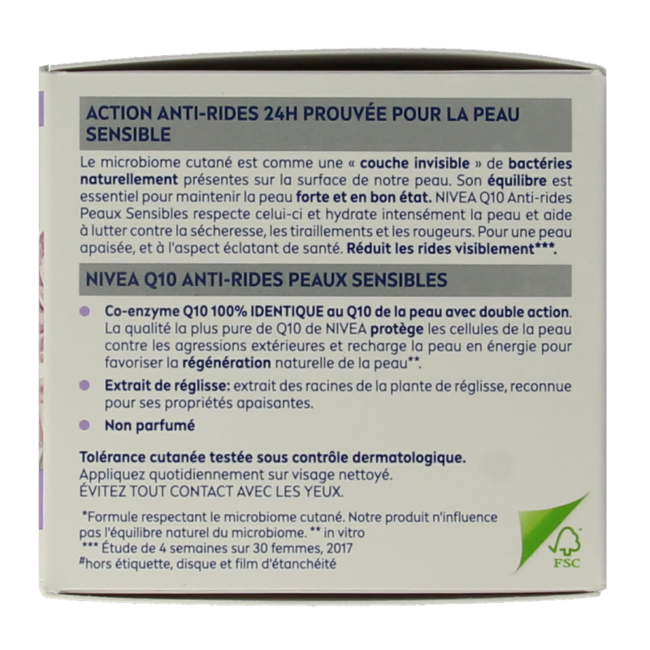 Nivea Q10 Power Sensitive Tagescreme SPF15 50 Milliliter