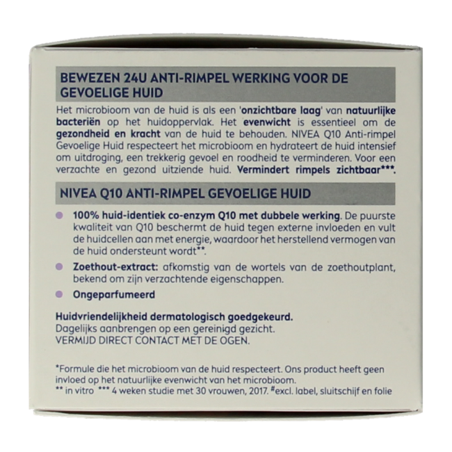 Nivea Q10 Power Sensitive Tagescreme SPF15 50 Milliliter