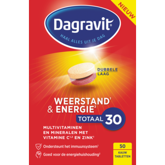 Dagravit Totaal 30 Abwehrkräfte & Energie 50 Tabletten