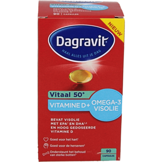 Dagravit Vitaal 50+ omega/vitamine D  90 Capsules