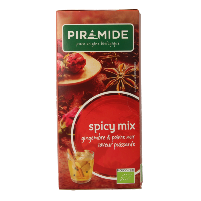 Piramide Spicy té eco bio 20 bolsitas