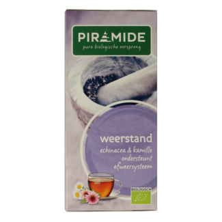 Piramide Weerstand thee eko bio 20 Beutel