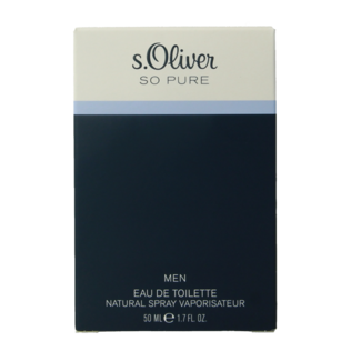 S Oliver S Oliver So pure men eau de toilette 50 Milliliter