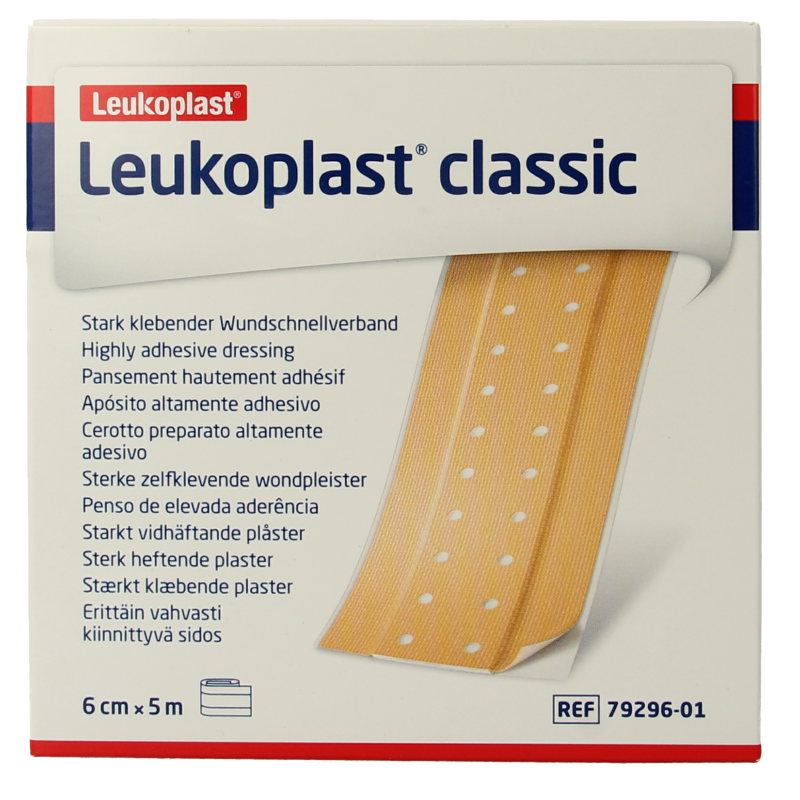 Leukoplast Classic 5m x 6cm 1 Stuks