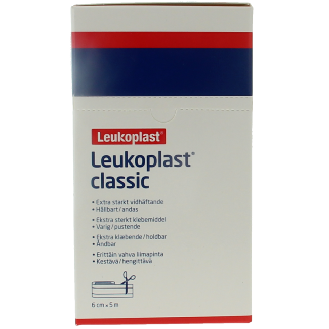 Leukoplast Classic 5m x 6cm 1 Stuks