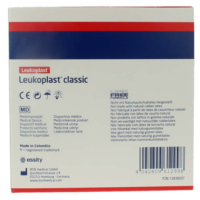 Leukoplast Classic 5m x 6cm 1 Stuks