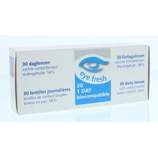 Eyefresh Eyefresh Tageslinsen -2.50 30 Stück