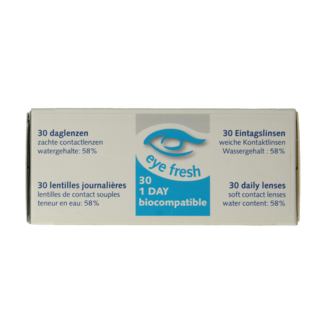 Eyefresh Eyefresh Daily Contact Lenses -1.25 30 Pack