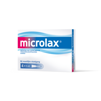 Microlax Microlax Enema bottle 5ml 4 Pieces
