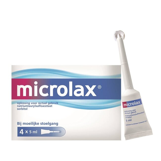 Microlax Clistere flacone 5ml 4 Pezzi