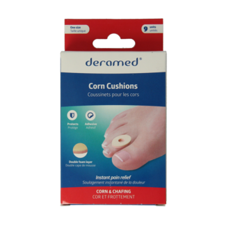 Deramed Anello anti-pressione per calli Deramed 3mm taglia unica 9 Pezzi