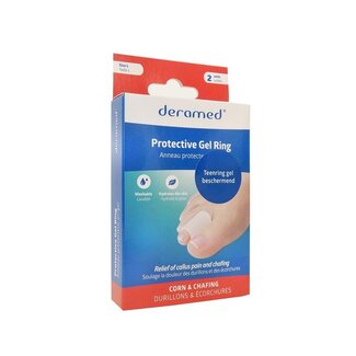 Deramed Deramed Zehenring Gel-Schutz Größe S 2 Stück