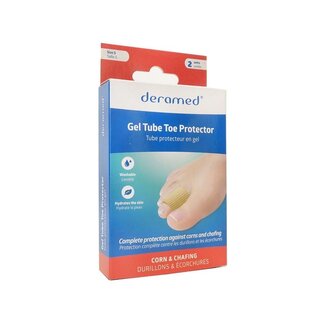 Deramed Deramed Ribbed Gel Toe Ring Size M - 2 Pieces