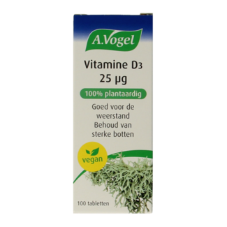 A Vogel Vitamina D3 25ug 100 comprimidos