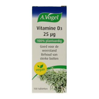 A Vogel Vitamine D3 25 µg 100 comprimés