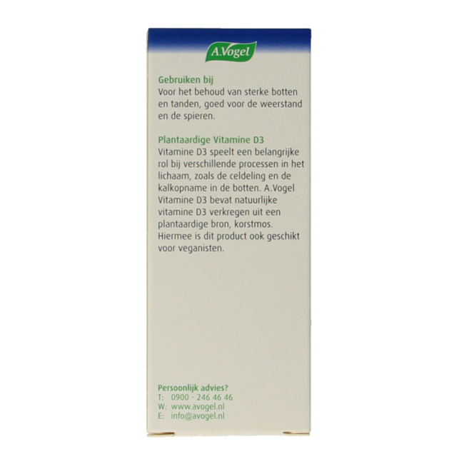 Vitamine D3 25ug 100 Tabletten