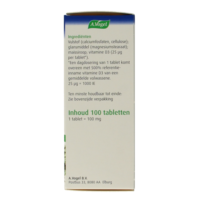 Vitamina D3 25ug 100 comprimidos